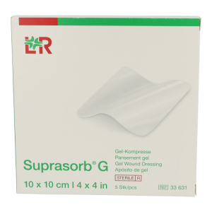 SUPRASORB ST/G KOMPR 10X10