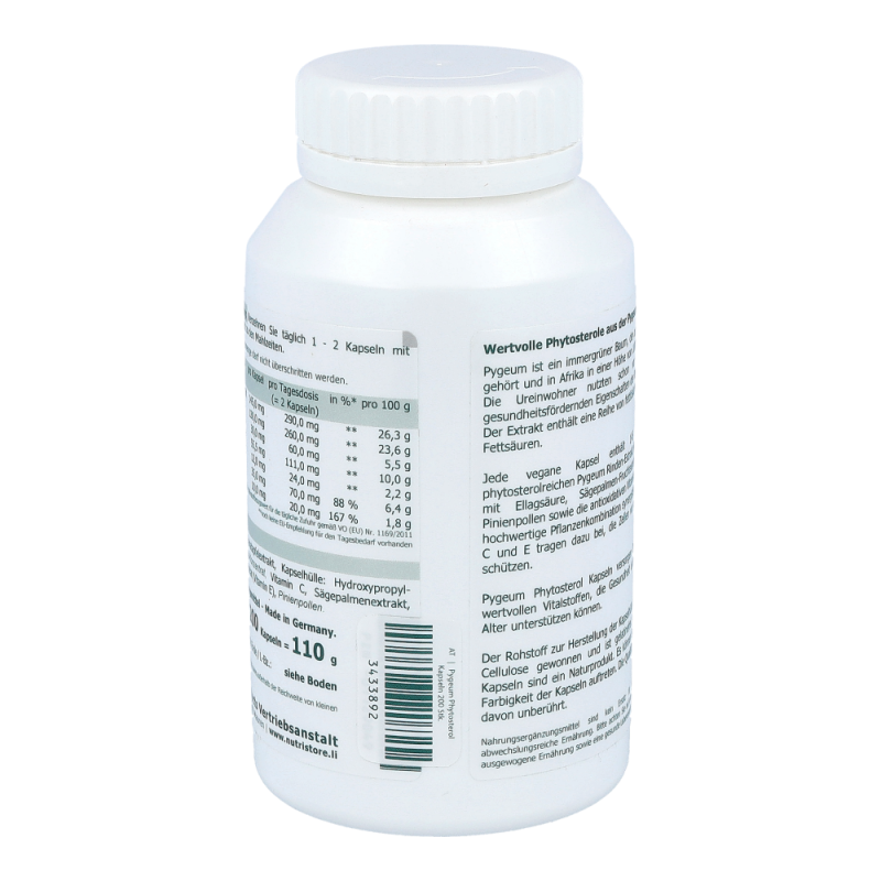 The Nutri Store Pygeum Phytosterol Kapseln 200 Stk.