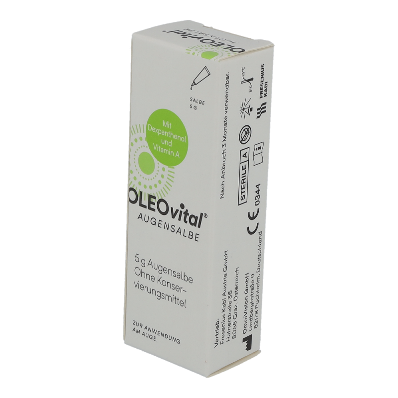Oleovital Vitamin A + Dexpanthenol Augensalbe