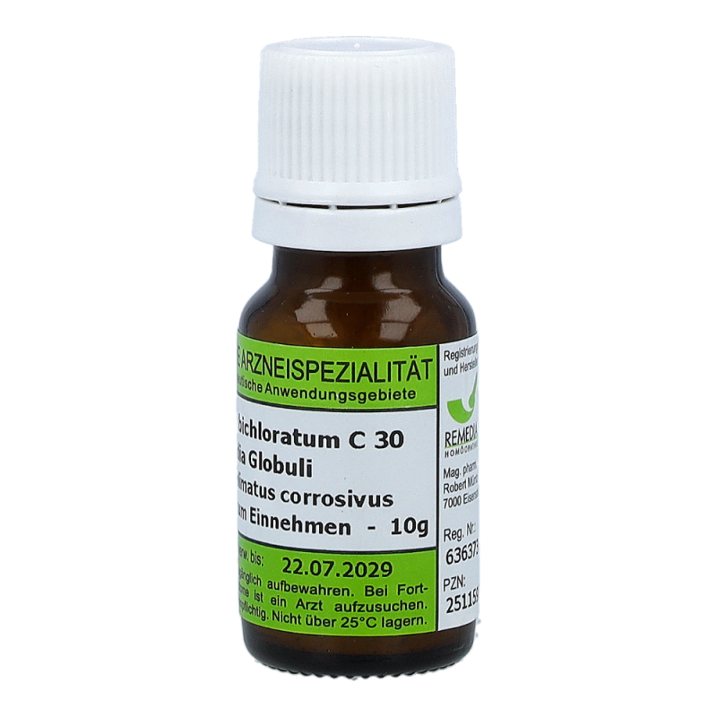 Hydrargyrum Bichloratum Remedia 10 g C 30 Globuli