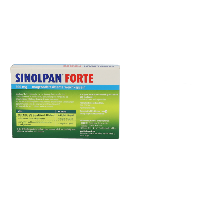 Sinolpan Forte magensaftresistente Weichkapseln 200 mg 21 Stk.