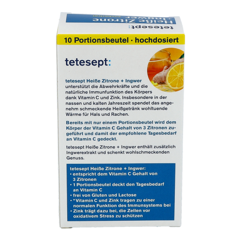 Tetesept Heiße Zitrone mit Ingwer 30 g