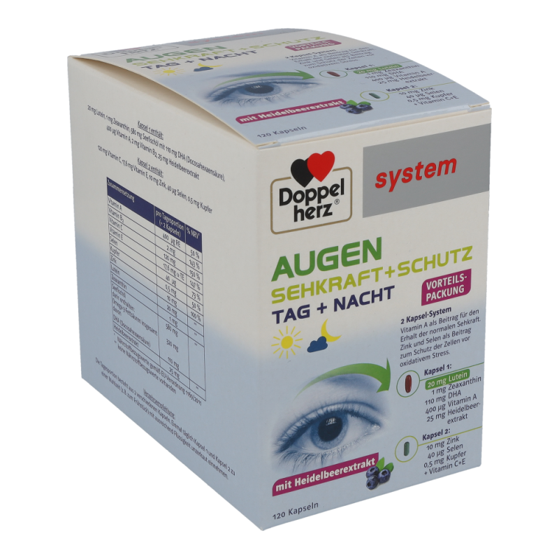 Doppelherz Augen Sehkraft + Schutz 2 Kapsel-System 120 Stk.