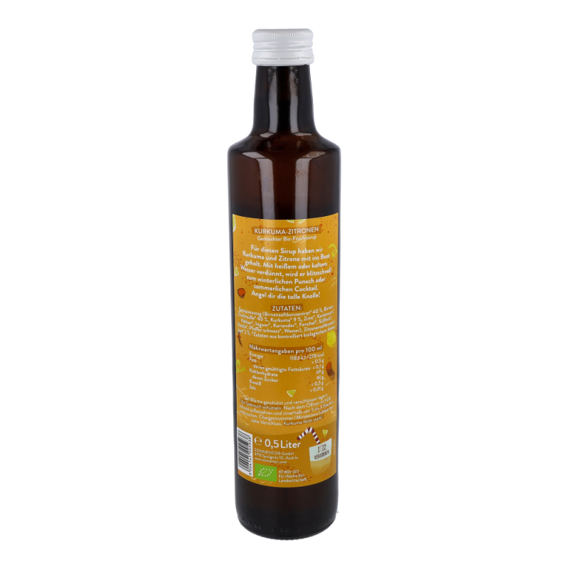 Sonnentor Kurkuma-Zitrone Sirup bio 500 ml