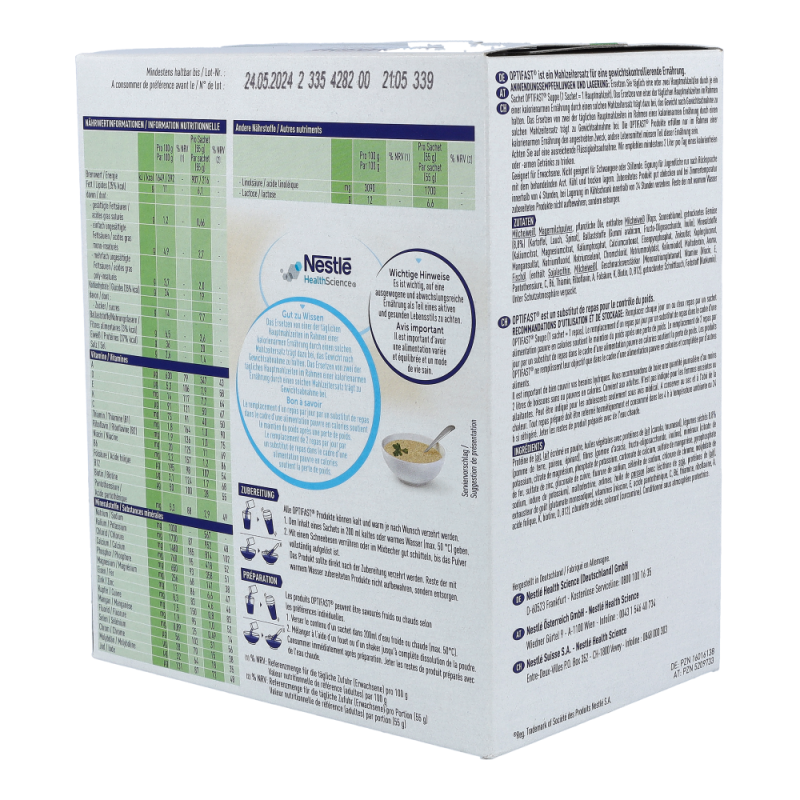 Optifast Suppe Karotte-Lauch 8 x 55 g 1 Pk.