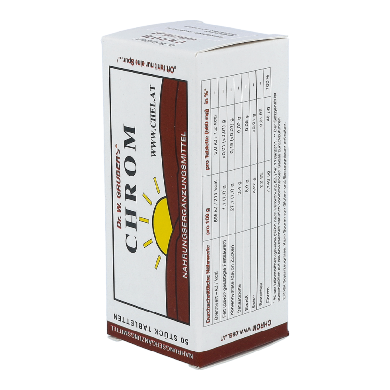 Dr. Grubers Chrom Chelat Tabletten