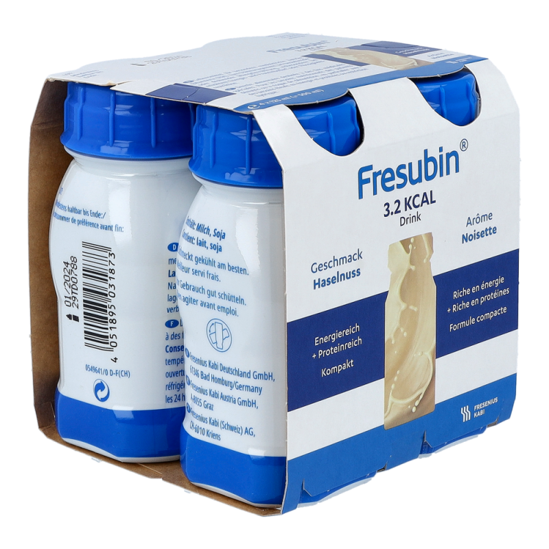 Fresubin 3,2 kcal DRINK 125 ml x 4 Stk. Haselnuss