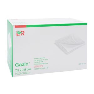 Lohmann & Rauscher Gazin Mullkompresse steril 100 Stk. 8-fach 7,5 x 7,5