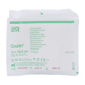 Lohmann & Rauscher Gazin Mullkompresse steril 10 Stk. 16-fach 12,5 x 10