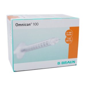 Insulininjektion Einmalspritze Omnican 100 0,3 x 12 100 Stk.