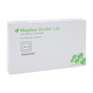 Mölnlycke Mepilex Border Lite Verband 5 Stk. 5 x 12,5 cm