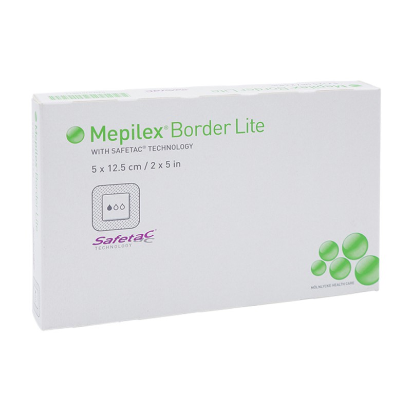 Mölnlycke Mepilex Border Lite Verband 5 Stk. 5 x 12,5 cm
