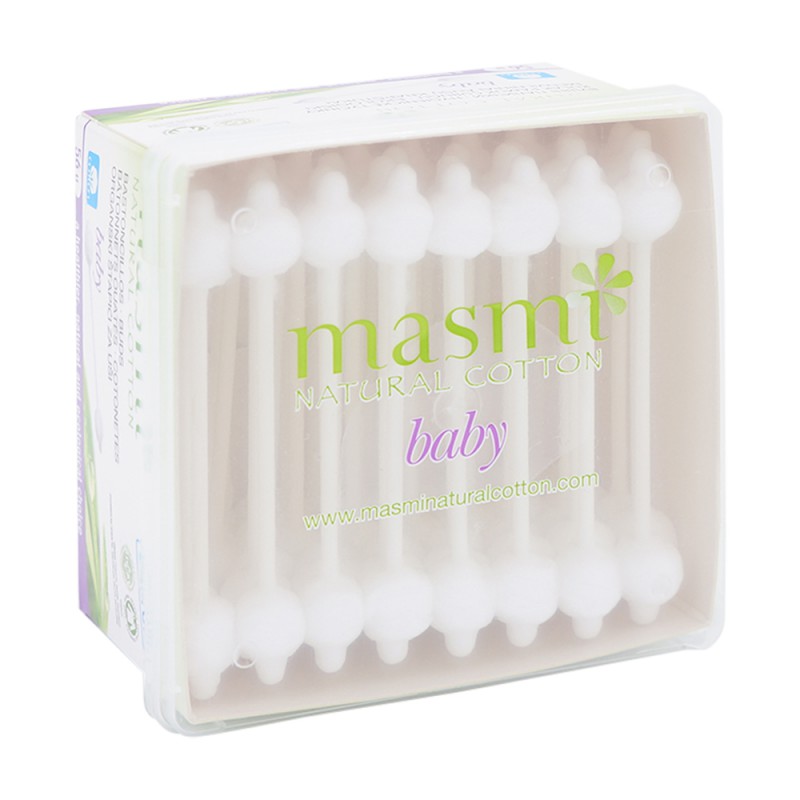 Masmi BIO Ohrenstäbchen Baby 56 Stk.