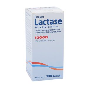 Lactase Enzym 12000 FCC 100 Stk.