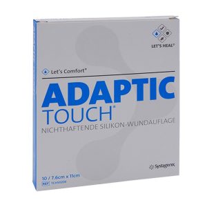 Adaptic Wundverband Silikon 10 Stk. 7,6 x 11 cm