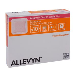 Allevyn Gentle Border Lite 10 Stk. 7,5 x 7,5 cm