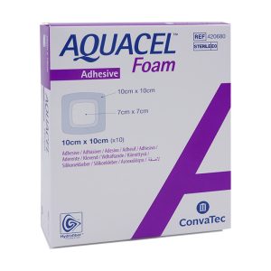 AQUACEL FOAM ADH 10X10CM