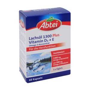 Abtei Lachsöl 1300 Kapseln 60 Stk.