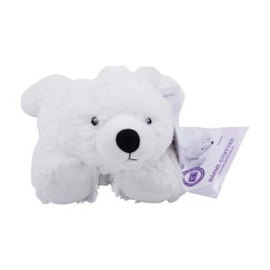 Wärmestofftier Lavendel Eisbär
