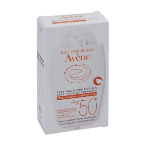 Avene SONNE mineralisches Sonnenfluid LSF ungetönt 50+