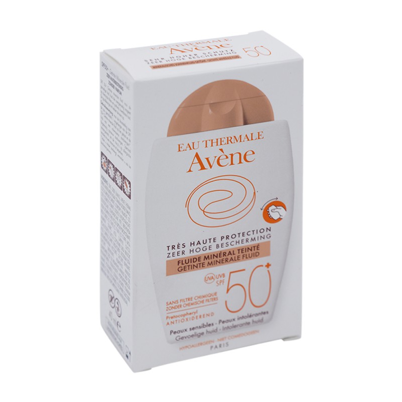 Avene SONNE mineralische Sonnenfluid LSF 50+ getönt