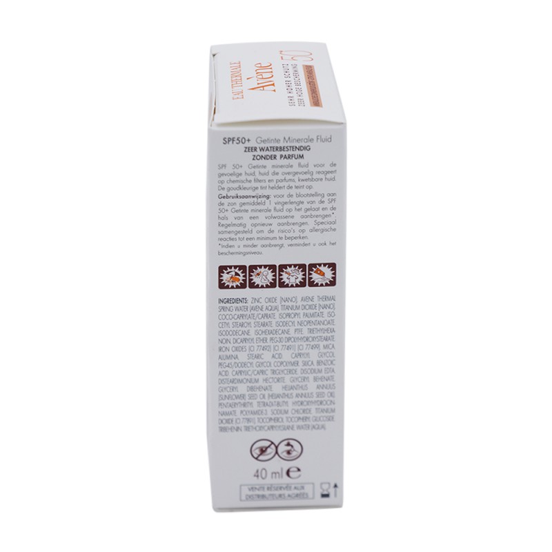 Avene SONNE mineralische Sonnenfluid LSF 50+ getönt