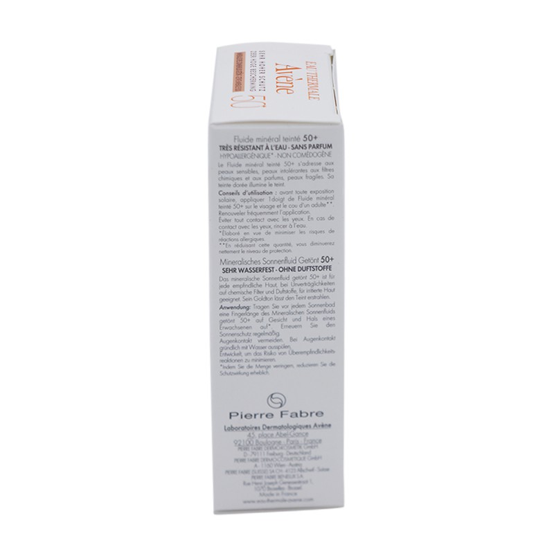 Avene SONNE mineralische Sonnenfluid LSF 50+ getönt