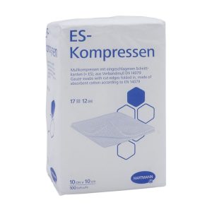 Mullkompresse ES unsteril 12-fach 100 Stk. 10 x 10 cm