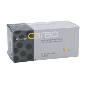 Carbo medicinalis „Sanova“ Tabletten