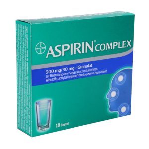 Aspirin® Complex 500mg / 30mg Granulat