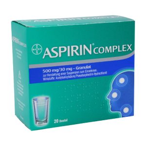 Aspirin® Complex 500mg / 30mg Granulat