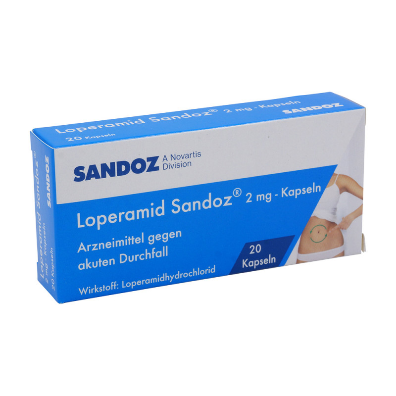 Sandoz Loperamid Kapseln 2 mg 20 Stk.
