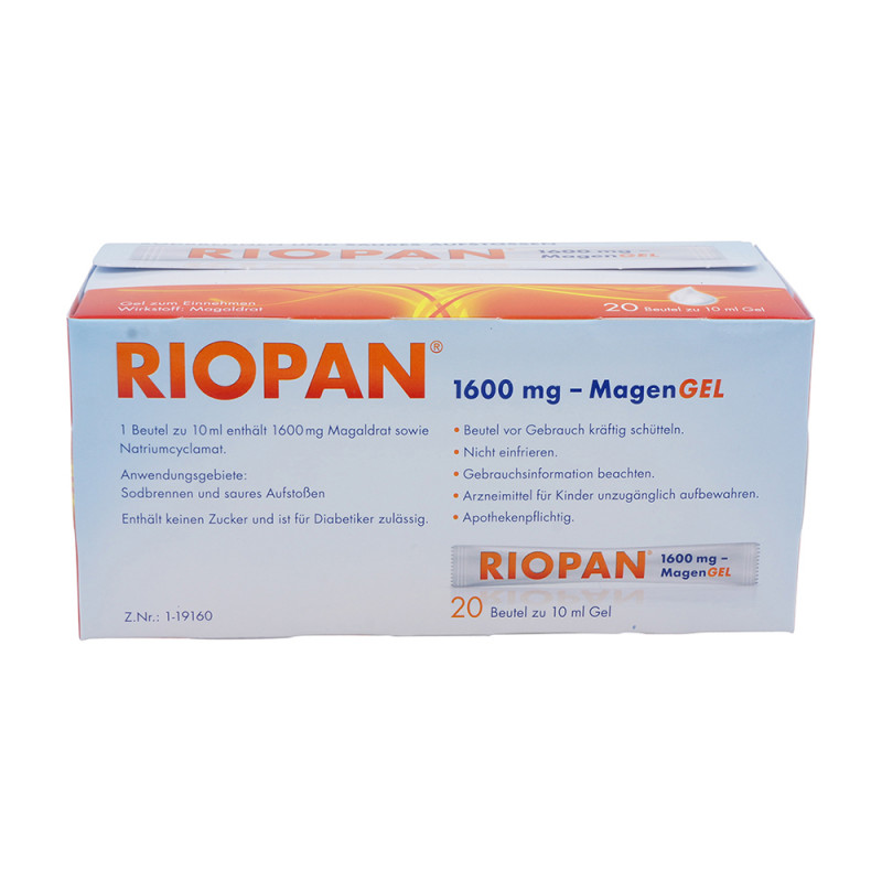 Riopan 1600 mg Magengel 20 Stk.