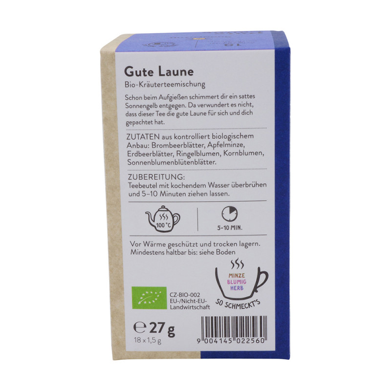 Sonnentor Gute Laune-Kräutertee bio, Doppelkammerbeutel