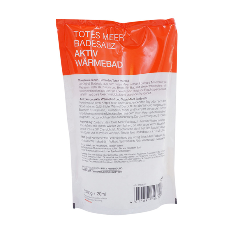 Dermasel spa Totes Meer Badesalz 400 g aktiv Wärme