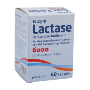 Lactrase Enzym Kapseln 6.000 FCC 60 Stk.