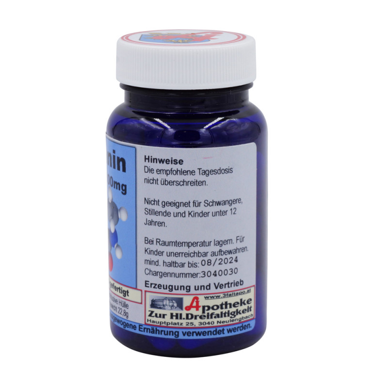 L – THEANIN 100mg Kapseln – Aminosäure aus Grüntee