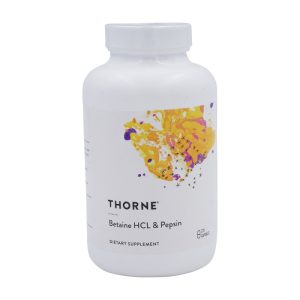 Thorne Research Betain HCl & Pepsin Kapseln 225 Stk.