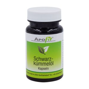 Apofit Schwarzkümmel Öl 500 Kapseln 75 Stk.