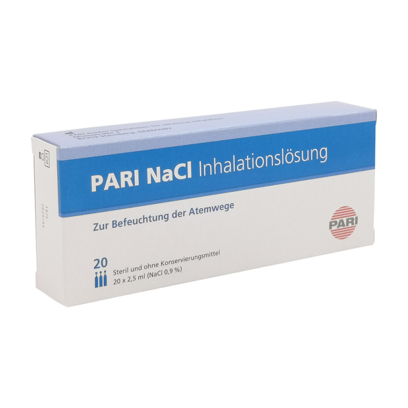 PARI NaCl 0,9% Inhalationslösung 20 x 2,5 ml