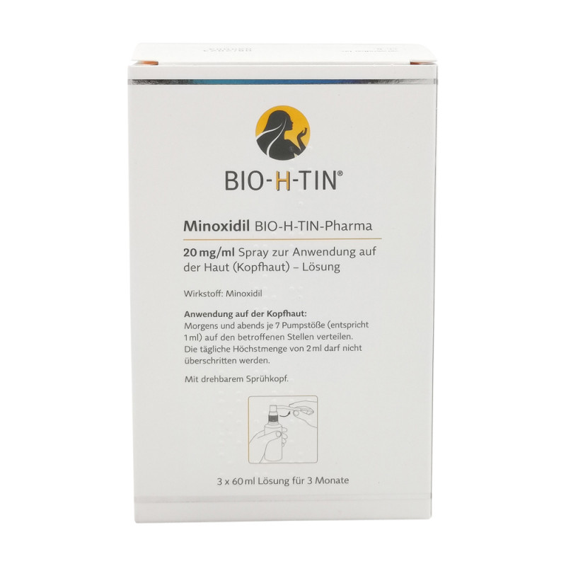 Minoxidil Bio-h-tin 20 mg/ml 180 ml