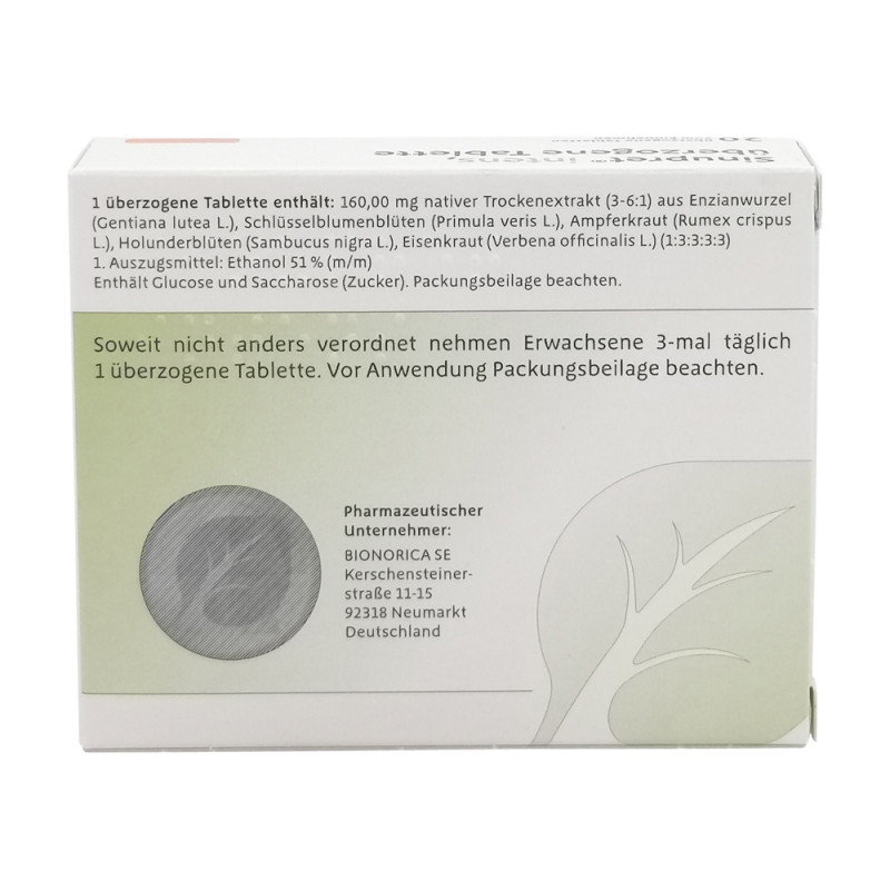 Sinupret intens überzogene Tabletten 20 Stk.