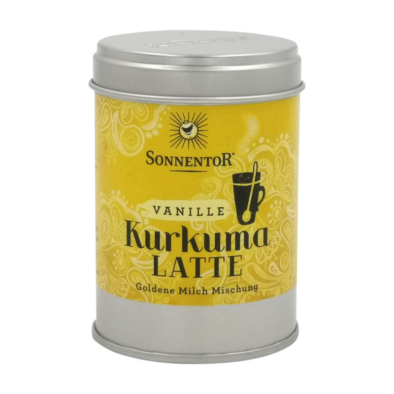 Sonnentor Kurkuma-Latte Vanille bio, Dose 60g