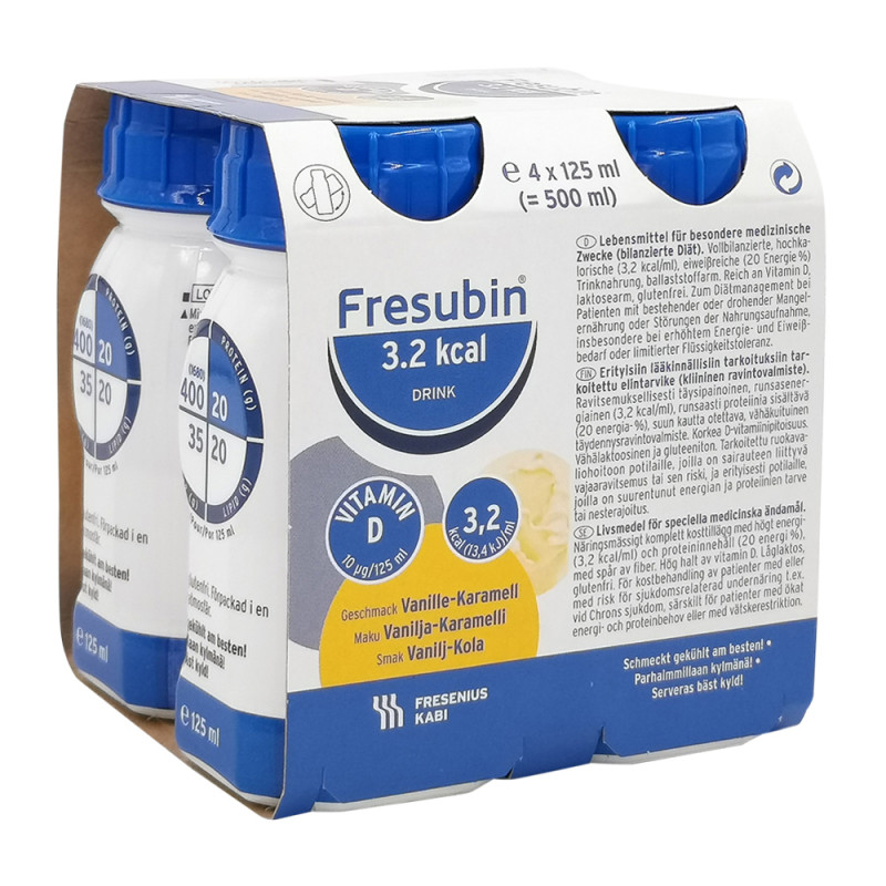 Fresubin 3,2 kcal DRINK 125 ml x 4 Stk. Vanille-Karamell