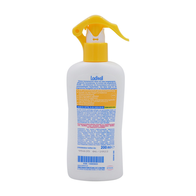 Ladival Kinder Spray F50+ 200 ml