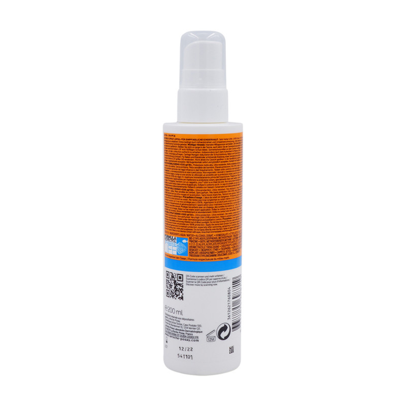La Roche-Posay Anthelios Dermo-Kids Invisible Spray LSF 50+ 200 ml