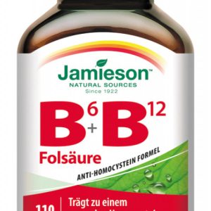 Jamieson Vitamin B6 + B12 und Folsäure 110 Tbl.