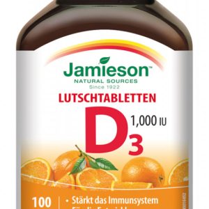 Jamieson Vitamin D3 1000 IU Orange 100 Tbl.