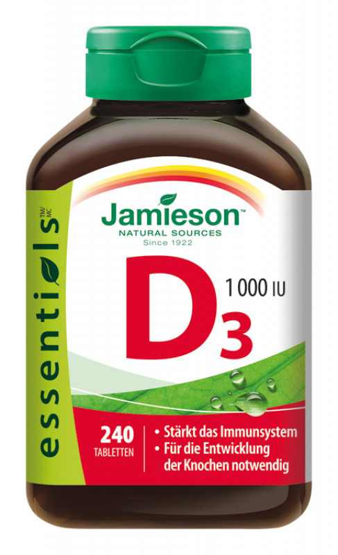 Jamieson Vitamin D3 1000 IU 240Tbl.