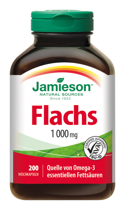 Jamieson FLACHS 1000MG Kapseln 200 ST